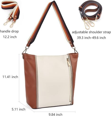 Telena Crossbody Bags for Women Vegan Leather Cross Body Purse Shoulder Bag Hobo Bucket Bag in Saudi Arabia