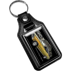 Brotherhood 1967 متوافقة مع سلسلة مفاتيح من الجلد الصناعي بتصميم علم Chevelle in Kuwait