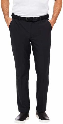 Greg Norman Men's ML75 Microlux Performance Classic Stretch Chino Pant (as1, Waist_Inseam, Numeric_32, Numeric_34, Regular, Regular, Black) in Kuwait