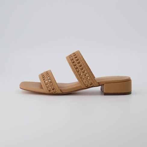 CUSHIONAIRE Women's Norma low block heel sandal +Memory Foam and Wide Widths Available in Saudi Arabia