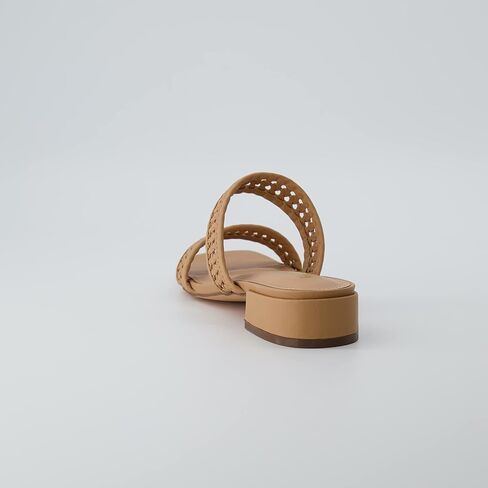CUSHIONAIRE Women's Norma low block heel sandal +Memory Foam and Wide Widths Available in Saudi Arabia