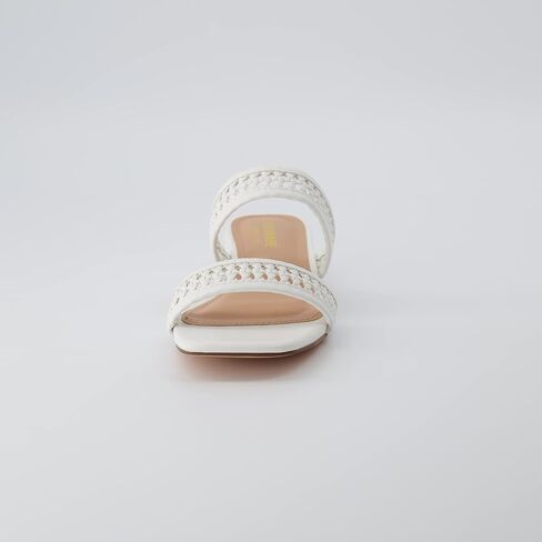 CUSHIONAIRE Women's Norma low block heel sandal +Memory Foam and Wide Widths Available in Saudi Arabia