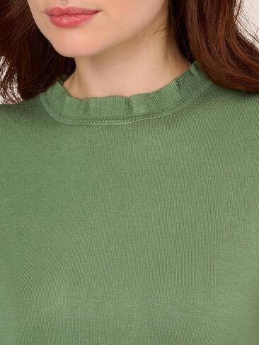 Adrianna Papell Women's Clip Dot Sleeve Twofer Sweater in Saudi Arabia