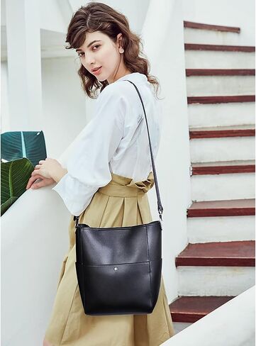 Telena Crossbody Bags for Women Vegan Leather Cross Body Purse Shoulder Bag Hobo Bucket Bag in Saudi Arabia