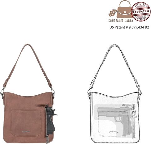 Trinity Ranch Western Tote Bag for Women Genuine Hair-On Cowhide Collection Handbag Conceal Carry Purse in Saudi Arabia