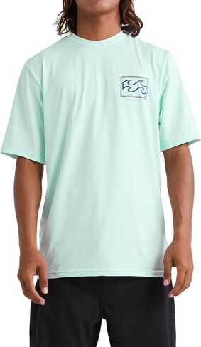Billabong Men's Standard Crayon Wave Loose Fit Short Sleeve Rashguard in Saudi Arabia