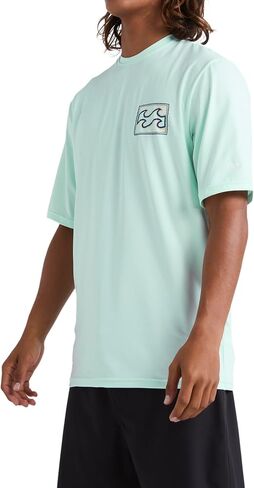 Billabong Men's Standard Crayon Wave Loose Fit Short Sleeve Rashguard in Saudi Arabia