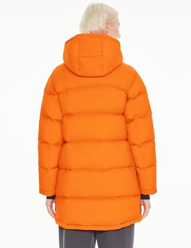 Orolay Women's Mid-Length Thickened Jacket with Detachable Hood Stand Collar Winter Puffer Jacket in Saudi Arabia