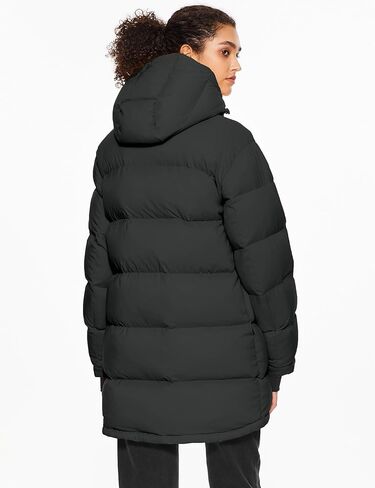 Orolay Women's Mid-Length Thickened Jacket with Detachable Hood Stand Collar Winter Puffer Jacket in Saudi Arabia