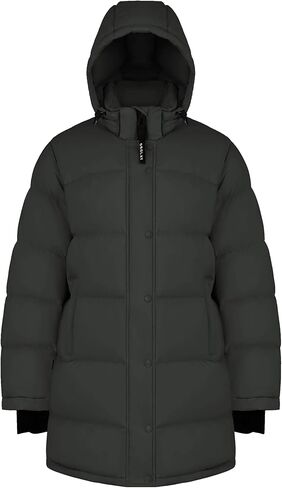 Orolay Women's Mid-Length Thickened Jacket with Detachable Hood Stand Collar Winter Puffer Jacket in Saudi Arabia