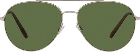 اوليفر بيبولز اطار نظارة ايرديل OV1286S - 50354E بلون ذهبي ناعم وعدسات خضراء نابضة بالحياة، ذهبي، 58 ملم, ذهبي in Kuwait