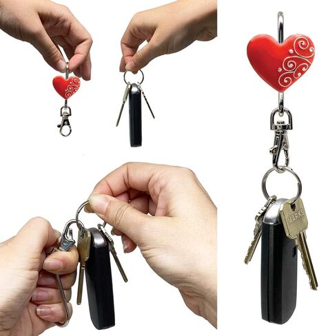 محفظة المفاتيح Finders - سلسلة مفاتيح نسائية، حامل مفاتيح، إكسسوارات سلسلة مفاتيح، حلقة مفاتيح، سلسلة مفاتيح لطيفة، سلسلة مفاتيح، إكسسوارات، سلسلة مفاتيح مفاتيح السيارة، قلب روبي in Kuwait