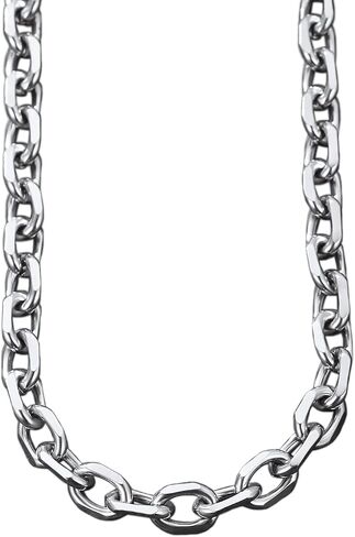 316L Stainless Steel Chain for Men/Women, Cable Link Necklace, 3/5/7/9/12MM Width, 18-30" (Send Gift Box) in Kuwait