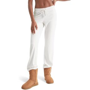 Juicy Couture Women's Rib Waist Velour Pants with Drawcord in Kuwait