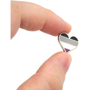 دبوس ايس جنسي على شكل قلب، دبوس مينا صغير لتزيين الملابس والحقائب in Kuwait