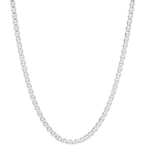 قلادة بسلسلة مرساة من الفضة الإسترليني عيار 925 مقاس 4 مم in Kuwait