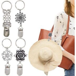 Travel Hat Clips Metal Hat Clip for Travel On Bag, Hat Clip for Luggage,Multifunctional Duckbill Hat Clip in Kuwait