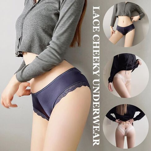 ملابس داخلية نسائية من Bolivelan من الدانتيل على شكل حرف V متقاطعة من الخلف 6 قطع in Kuwait