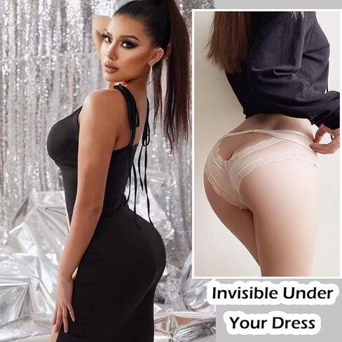 ملابس داخلية نسائية من Bolivelan من الدانتيل على شكل حرف V متقاطعة من الخلف 6 قطع in Kuwait