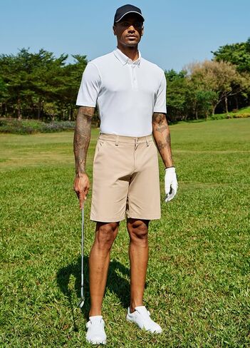 Willit Men's Golf Shorts Stretch Work Dress Shorts Quick Dry Hiking Athletic Casual Shorts with Pockets 10" in Kuwait