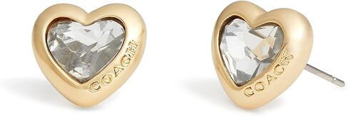 COACH Stone Heart Stud Earrings in Saudi Arabia