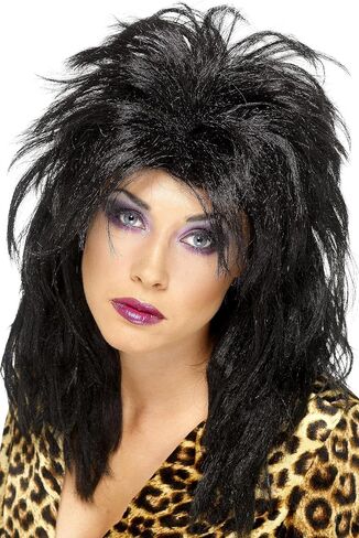 Smiffy's Women's 80's Popstar Wig Long Tousled Mullet in Saudi Arabia