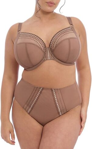 حمالة صدر نسائية من Elomi بمقاس كبير من Underwire، Clove، 42FF in Saudi Arabia