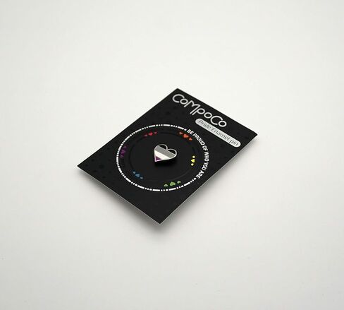 دبوس ايس جنسي على شكل قلب، دبوس مينا صغير لتزيين الملابس والحقائب in Kuwait