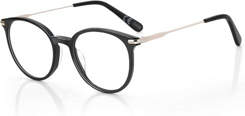 ZENOTTIC Round Optical Glasses Transparent Frame Clear Lens Eyewear Non-prescription Eyeglasses for Women in Saudi Arabia