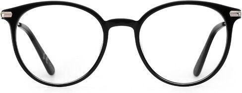 ZENOTTIC Round Optical Glasses Transparent Frame Clear Lens Eyewear Non-prescription Eyeglasses for Women in Saudi Arabia