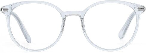 ZENOTTIC Round Optical Glasses Transparent Frame Clear Lens Eyewear Non-prescription Eyeglasses for Women in Saudi Arabia