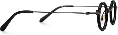 Zeelool Vintage Round Glasses Frame for Women with Non-prescription Clear Lens Burgess ZJGX308401 in Saudi Arabia