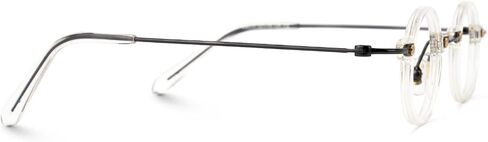 Zeelool Vintage Round Glasses Frame for Women with Non-prescription Clear Lens Burgess ZJGX308401 in Saudi Arabia