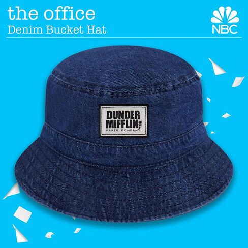 Concept One The Office Dunder Mifflin Bucket Hat, Packable Travel Hat, Wide Brim Summer Hat in Saudi Arabia