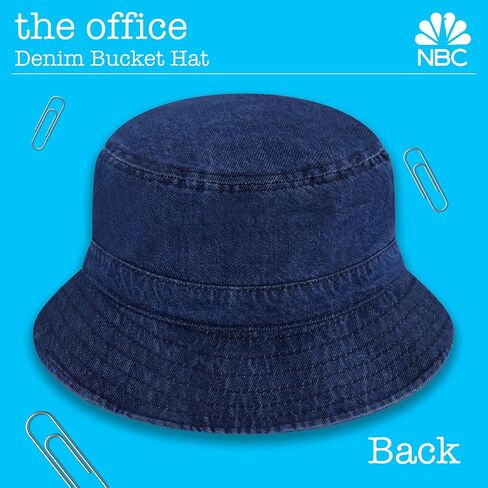 Concept One The Office Dunder Mifflin Bucket Hat, Packable Travel Hat, Wide Brim Summer Hat in Saudi Arabia