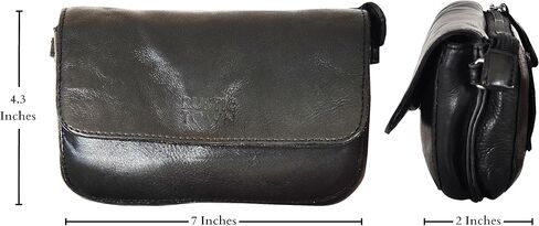 محفظة جلدية للنساء من RUSTIC TOWN - حقيبة كتف ومحفظة كتف للسفر وحقيبة خصر in Kuwait