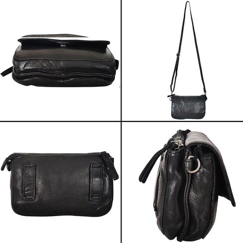 محفظة جلدية للنساء من RUSTIC TOWN - حقيبة كتف ومحفظة كتف للسفر وحقيبة خصر in Kuwait