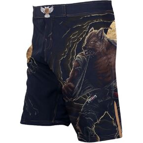 شورت قتال رجالي من Raven Fightwear BJJ Horror Werewolf MMA
