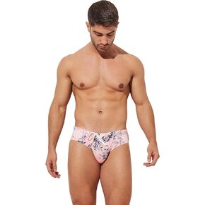 F plus R Men's Low Rise Swimwear Briefs Surf Swimsuit Removable Pad Adjustable Drawstring in Saudi Arabia