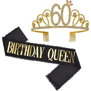 60th Birthday Tiara and Sash in Kuwait