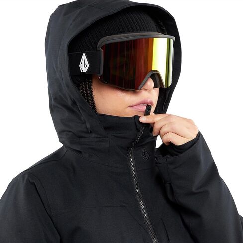 Volcom Womens Shelter 3d Stretch Insulated Snowboard Ski Winter Hooded Jacket Jacket in Saudi Arabia