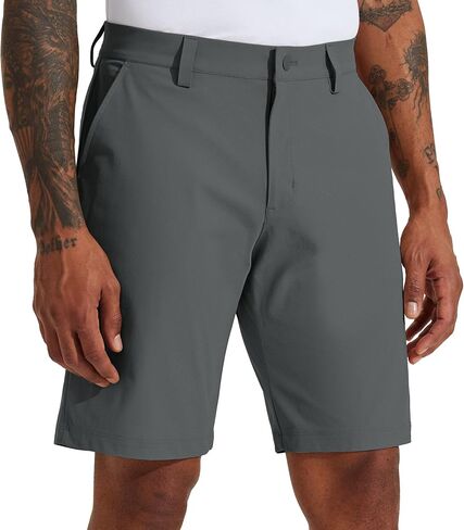 Willit Men's Golf Shorts Stretch Work Dress Shorts Quick Dry Hiking Athletic Casual Shorts with Pockets 10" in Kuwait