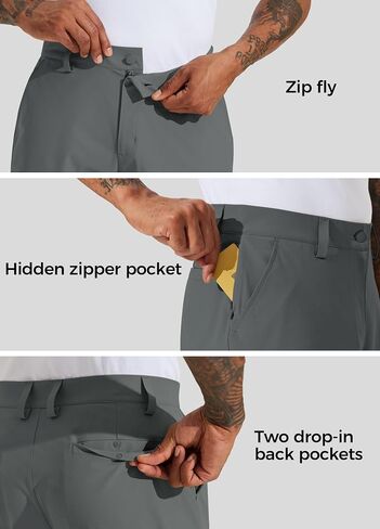 Willit Men's Golf Shorts Stretch Work Dress Shorts Quick Dry Hiking Athletic Casual Shorts with Pockets 10" in Kuwait