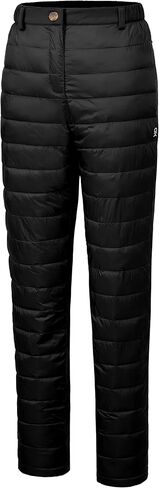 سروال منتفخ خفيف الوزن للسيدات من Little Donkey Andy، سروال منتفخ مبطن وعازل للتزلج لثلج الشتاء in Kuwait