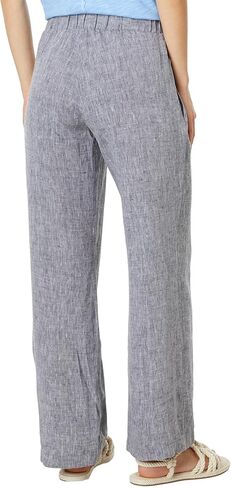 Elliott Lauren Washed Linen - Wide Leg Pull-On Pants in Saudi Arabia