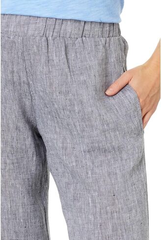 Elliott Lauren Washed Linen - Wide Leg Pull-On Pants in Saudi Arabia