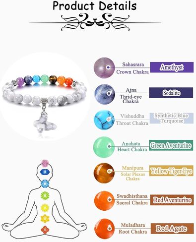 PESOENTH 7 شقرا أساور للنساء جمشت شفاء بلورات حجر الخرز سوار المرأة الأحجار الكريمة الطبيعية اليوغا الريكي سوار مطرز مع فراشة محظوظ سحر المجوهرات الهدايا in Kuwait