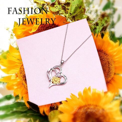 YinShan Cute Animal Necklaces for Women Girls 925 Sterling Silver Guinea Pigs/Sunflower/Panda/Alpaca & Sloth/Bunny/Puppy Dog Necklace Jewelry Birthday Gifts in Kuwait