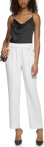 Karl Lagerfeld Paris Women's Everyday Relaxed Casual Pant in Saudi Arabia