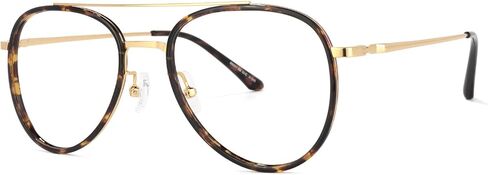 Zeelool Chic TR90 Aviator Blue Light Blocking Glasses Computer Gaming Eyewear for Women Men Ellis TX531583 in Kuwait